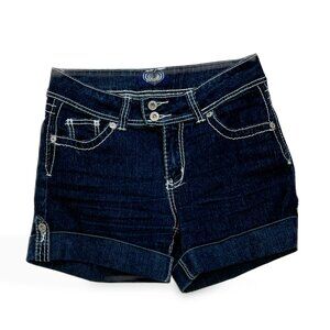 30" Y2k Angels Denim Shorts